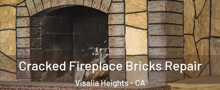 Cracked Fireplace Bricks Repair Visalia Heights - CA