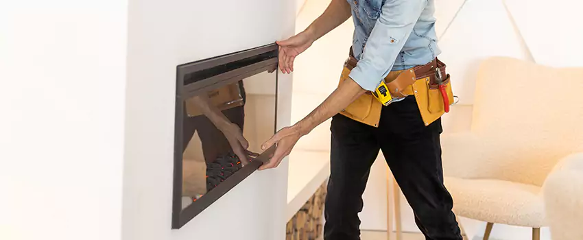 Metal Fireplace Installation in Beverly Glen, California