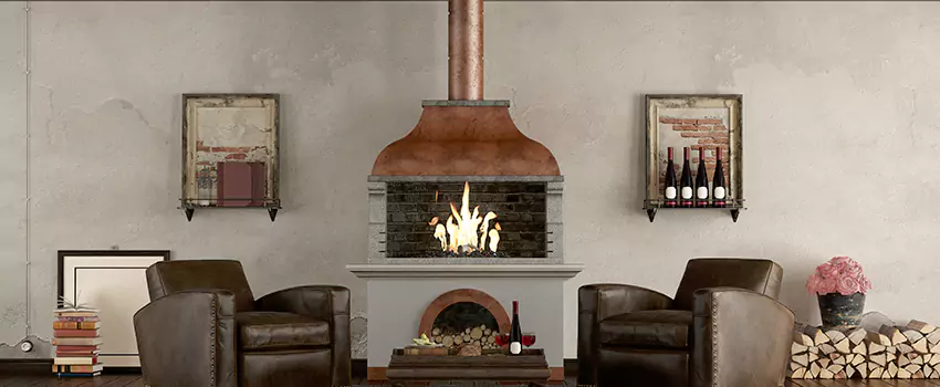 Thelin Hearth Products Providence Pellet Insert Fireplace Installation in Beverly Glen, CA